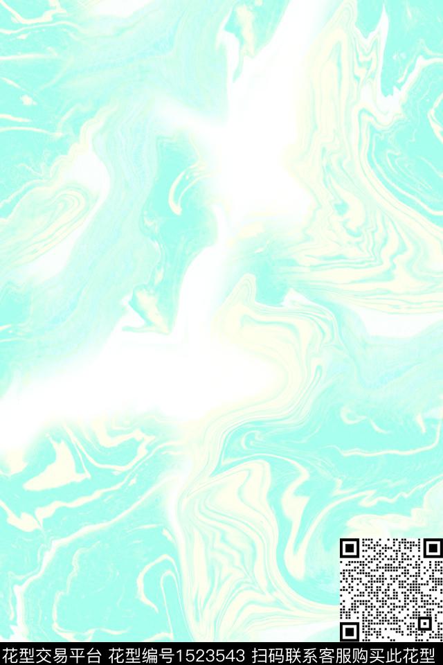 女装纹理抽象数码印花华亿平台下载（图片编号: 1523543） - 瓦栏（Walan）