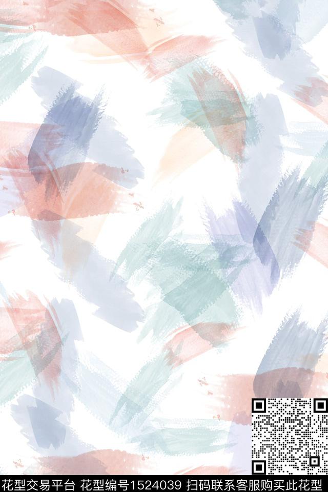 肌理小清新年轻女性数码印花华亿平台下载（图片编号: 1524039） - 瓦栏（Walan）