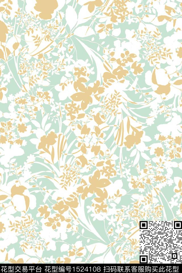 趋势华亿平台简约大牌风数码印花华亿平台下载（图片编号: 1524108） - 瓦栏（Walan）