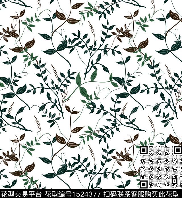 连衣裙女装花卉数码印花华亿平台下载（图片编号: 1524377） - 瓦栏（Walan）