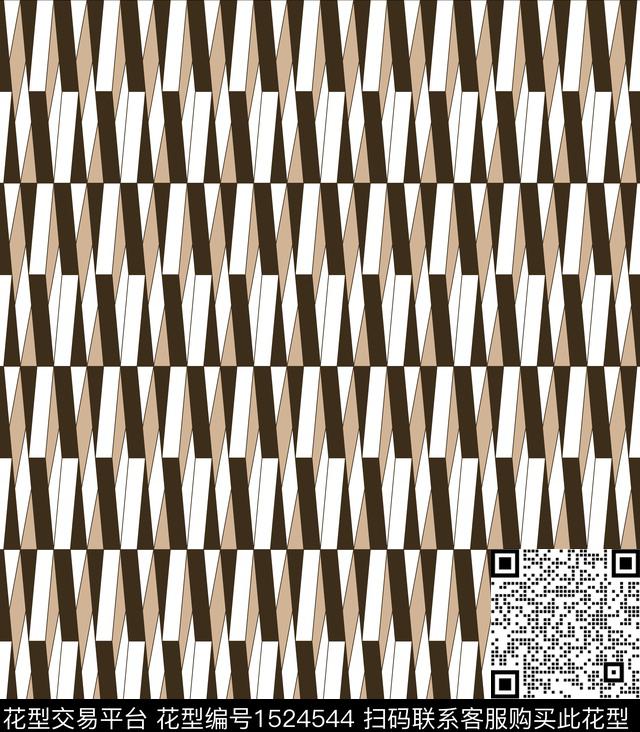 几何大牌风小碎花传统印花华亿平台下载（图片编号: 1524544） - 瓦栏（Walan）