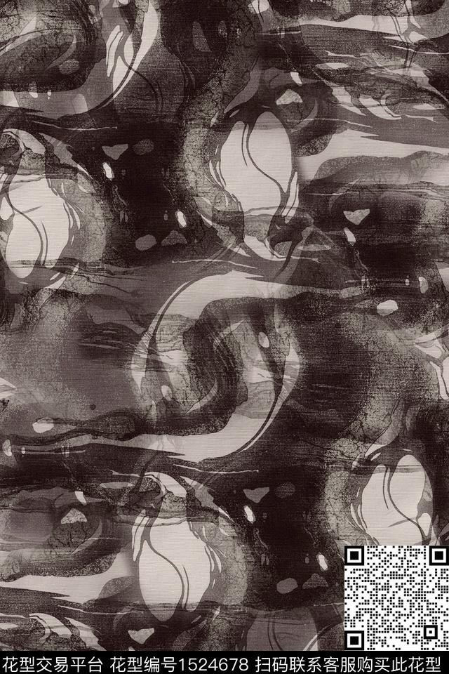 水彩纹理抽象数码印花华亿平台下载（图片编号: 1524678） - 瓦栏（Walan）