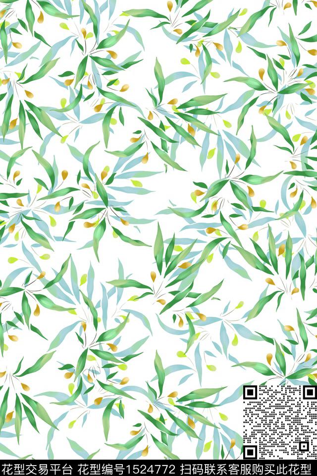 花卉小清新小碎花数码印花华亿平台下载（图片编号: 1524772） - 瓦栏（Walan）
