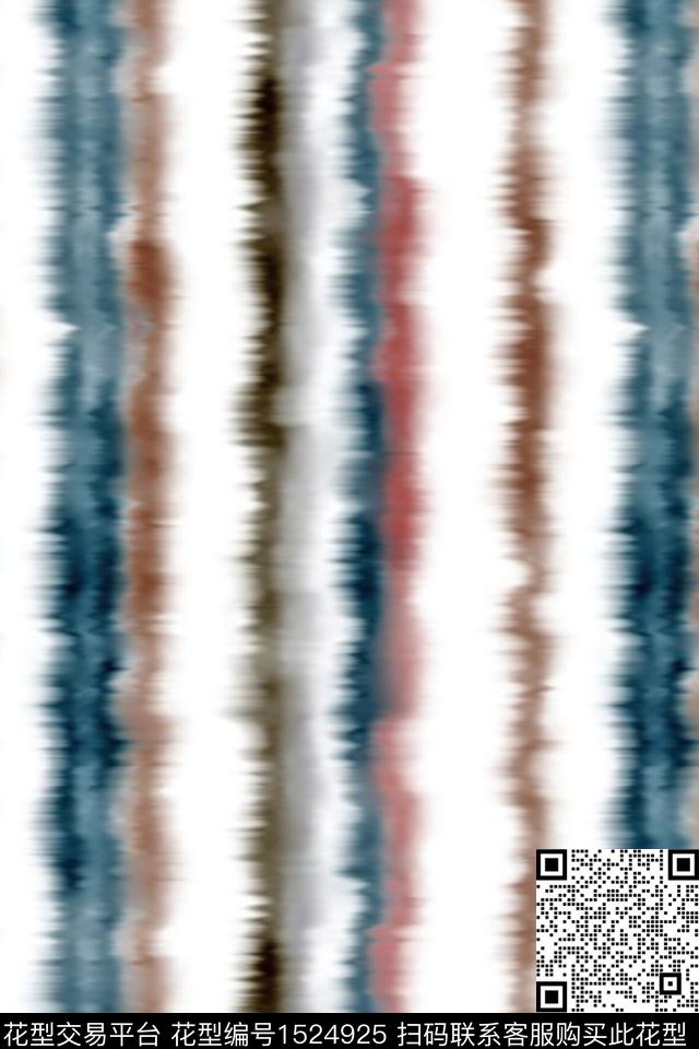 水彩条纹晕染肌理数码印花华亿平台下载（图片编号: 1524925） - 瓦栏（Walan）
