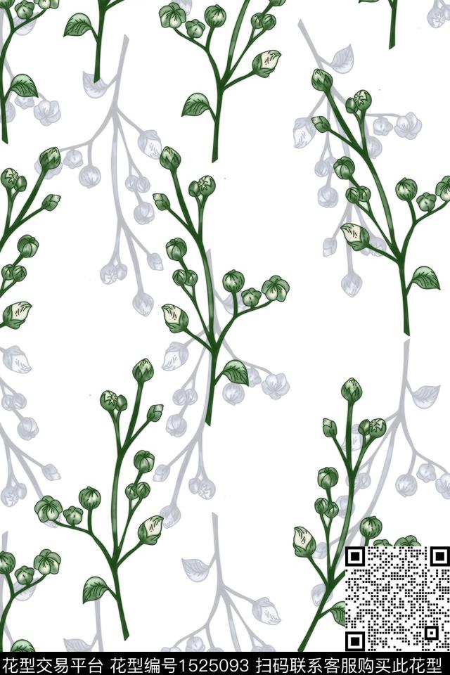 数码华亿平台花卉女装数码印花华亿平台下载（图片编号: 1525093） - 瓦栏（Walan）
