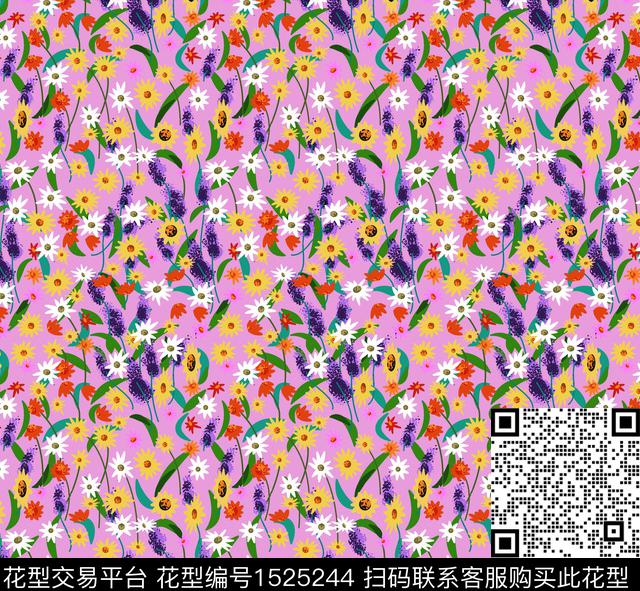 小碎花女装传统印花华亿平台下载（图片编号: 1525244） - 瓦栏（Walan）