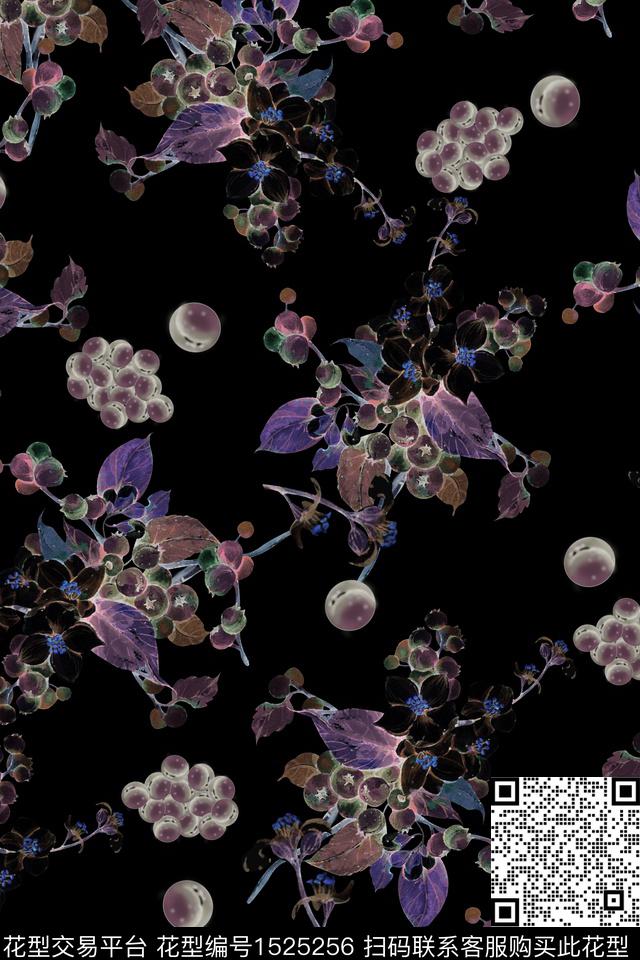 定位花数码华亿平台民族风数码印花华亿平台下载（图片编号: 1525256） - 瓦栏（Walan）