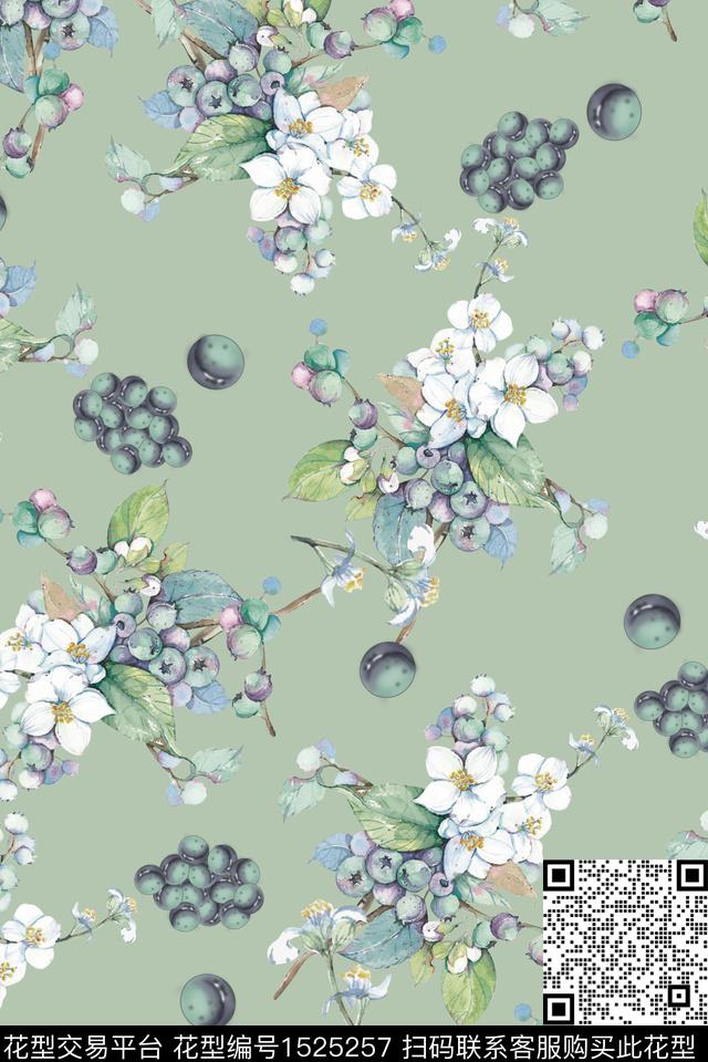 定位花数码华亿平台民族风数码印花华亿平台下载（图片编号: 1525257） - 瓦栏（Walan）