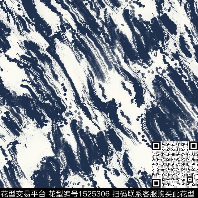 肌理线条画抽象数码印花华亿平台下载（图片编号: 1525306） - 瓦栏（Walan）