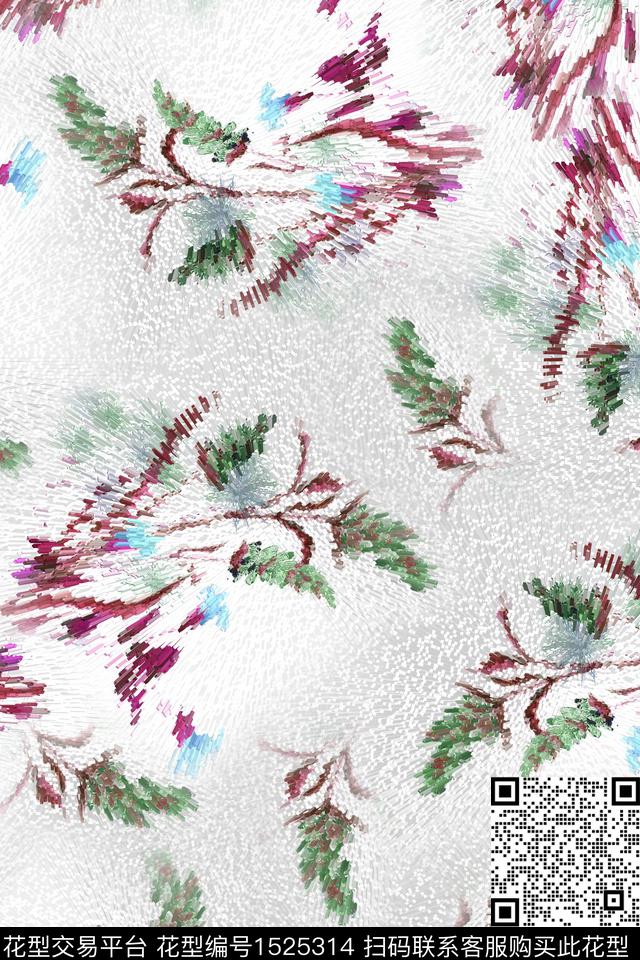 定位花数码华亿平台民族风数码印花华亿平台下载（图片编号: 1525314） - 瓦栏（Walan）