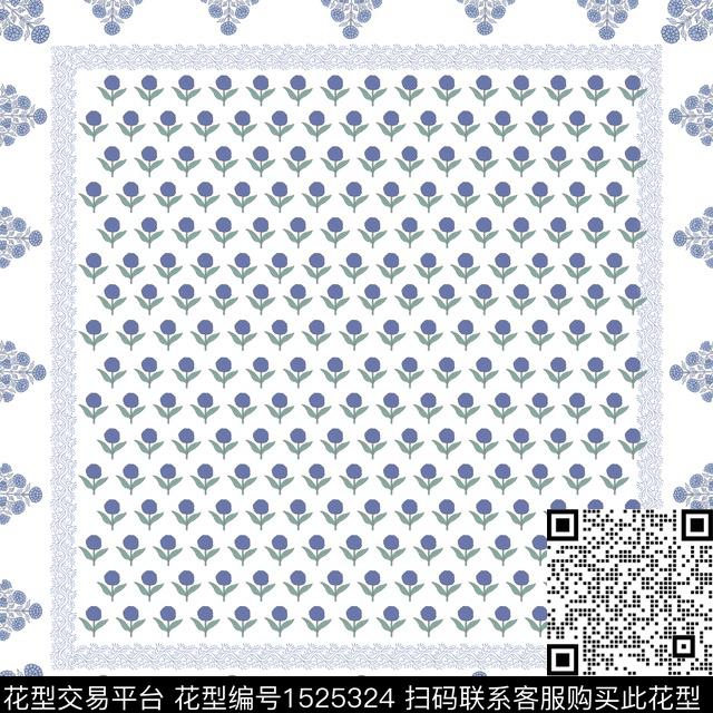 花卉小碎花数码印花华亿平台下载（图片编号: 1525324） - 瓦栏（Walan）