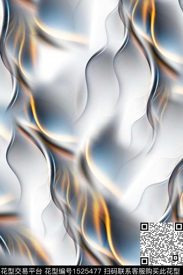 3D立体几何肌理数码印花华亿平台下载（图片编号: 1525477） - 瓦栏（Walan）