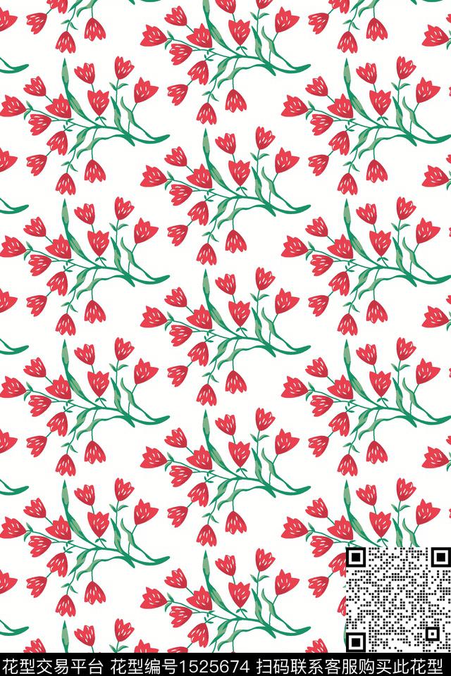 童装花卉女装数码印花华亿平台下载（图片编号: 1525674） - 瓦栏（Walan）