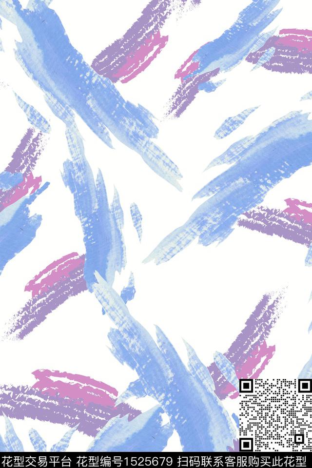 童装涂鸦笔触数码印花华亿平台下载（图片编号: 1525679） - 瓦栏（Walan）