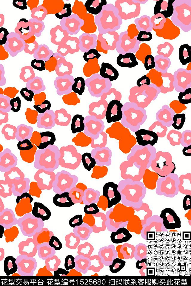 童装抽象数码印花华亿平台下载（图片编号: 1525680） - 瓦栏（Walan）