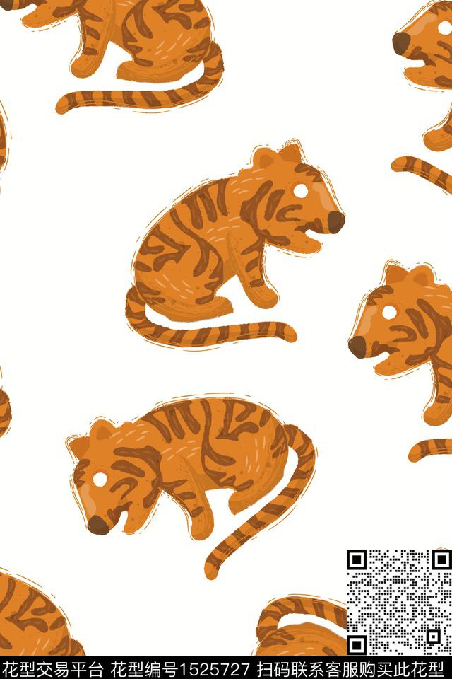 童装卡通动物数码印花华亿平台下载（图片编号: 1525727） - 瓦栏（Walan）