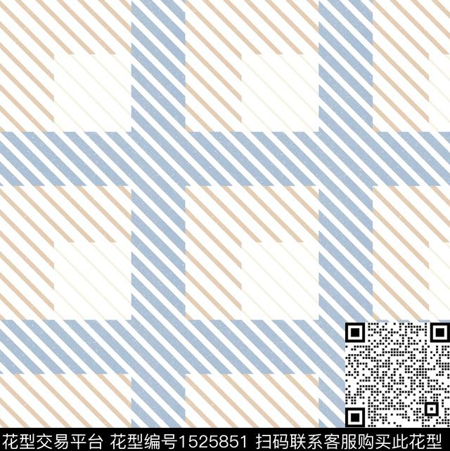 线条格子几何传统印花华亿平台下载（图片编号: 1525851） - 瓦栏（Walan）