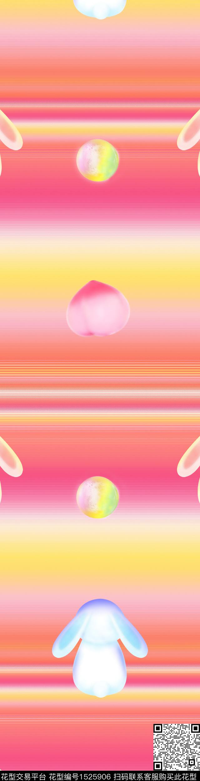 卡通动物少女Y2K数码印花华亿平台下载（图片编号: 1525906） - 瓦栏（Walan）