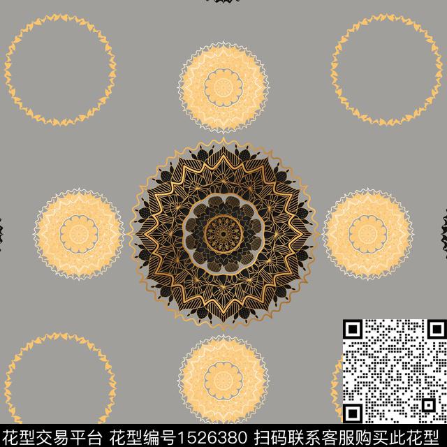 男装宫廷风传统纹样传统印花华亿平台下载（图片编号: 1526380） - 瓦栏（Walan）