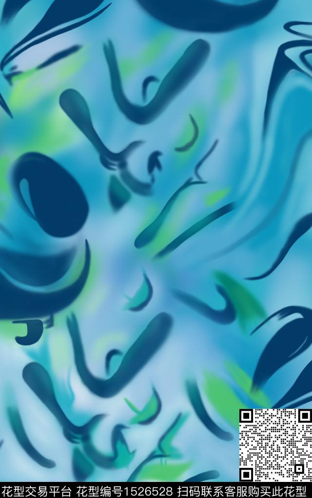 数码华亿平台肌理抽象数码印花华亿平台下载（图片编号: 1526528） - 瓦栏（Walan）