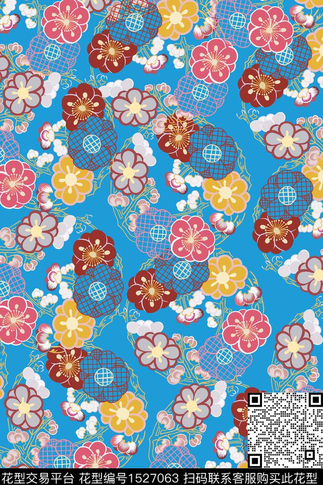 花卉小碎花日本数码印花华亿平台下载（图片编号: 1527063） - 瓦栏（Walan）