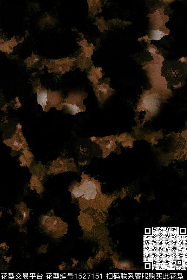 水彩抽象纹理数码印花华亿平台下载（图片编号: 1527151） - 瓦栏（Walan）