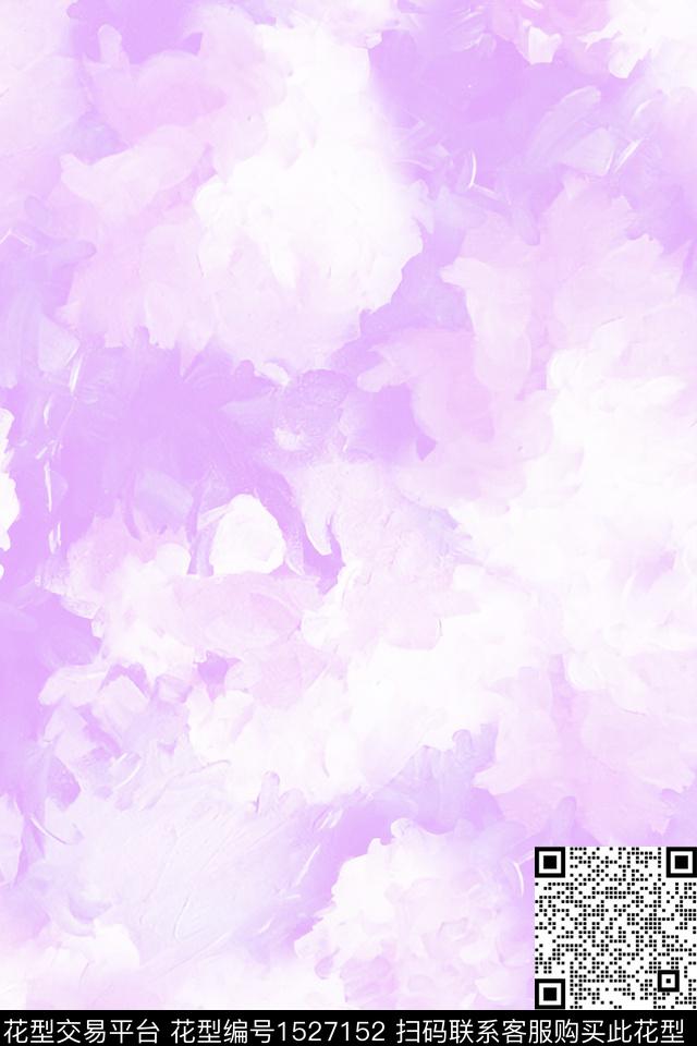 水彩花卉水彩女装数码印花华亿平台下载（图片编号: 1527152） - 瓦栏（Walan）