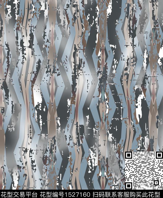 女装肌理连衣裙数码印花华亿平台下载（图片编号: 1527160） - 瓦栏（Walan）