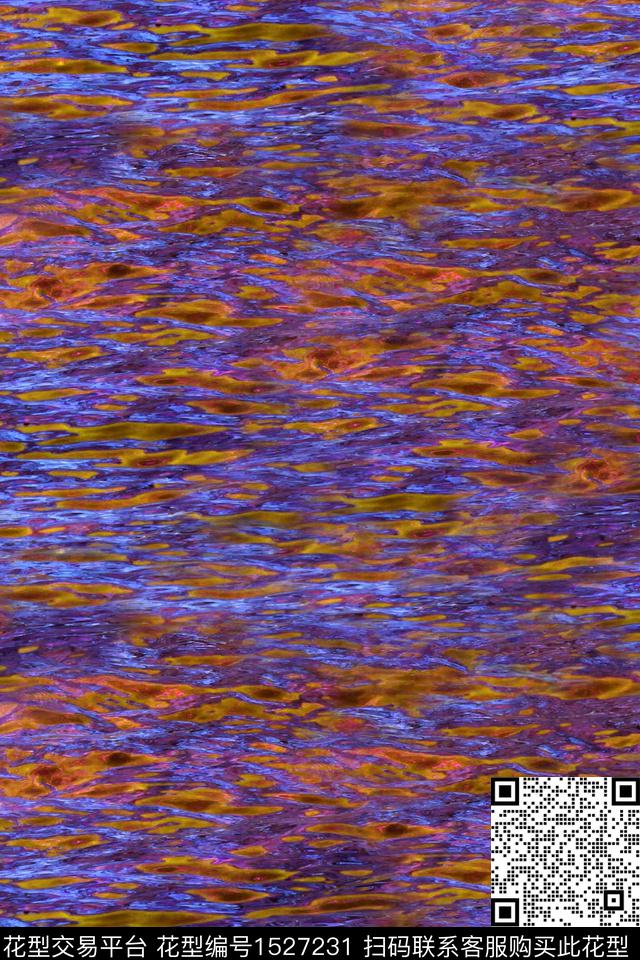 抽象女装肌理数码印花华亿平台下载（图片编号: 1527231） - 瓦栏（Walan）