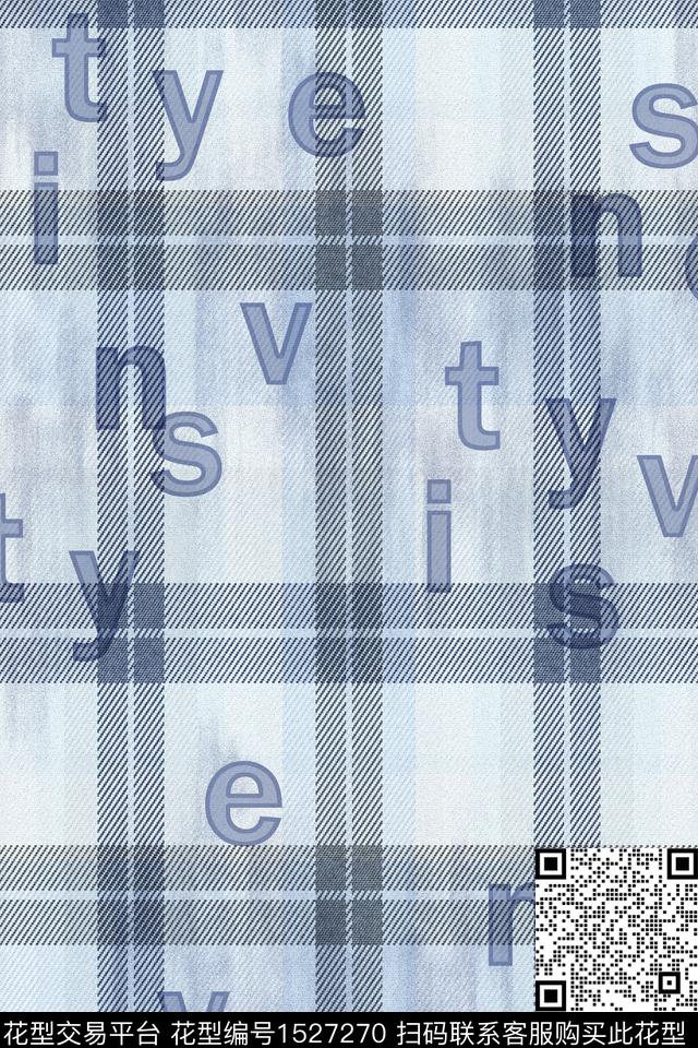 字母男装肌理数码印花华亿平台下载（图片编号: 1527270） - 瓦栏（Walan）