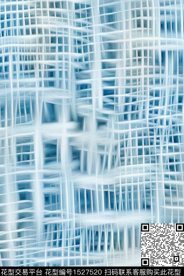 抽象男装肌理数码印花华亿平台下载（图片编号: 1527520） - 瓦栏（Walan）