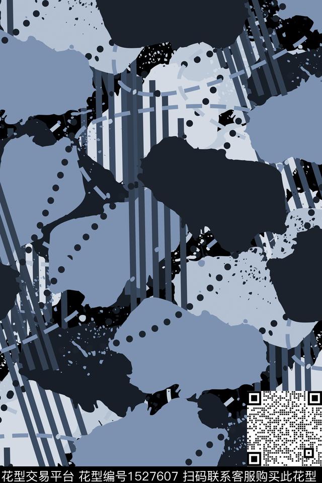 抽象男装休闲运动传统印花华亿平台下载（图片编号: 1527607） - 瓦栏（Walan）