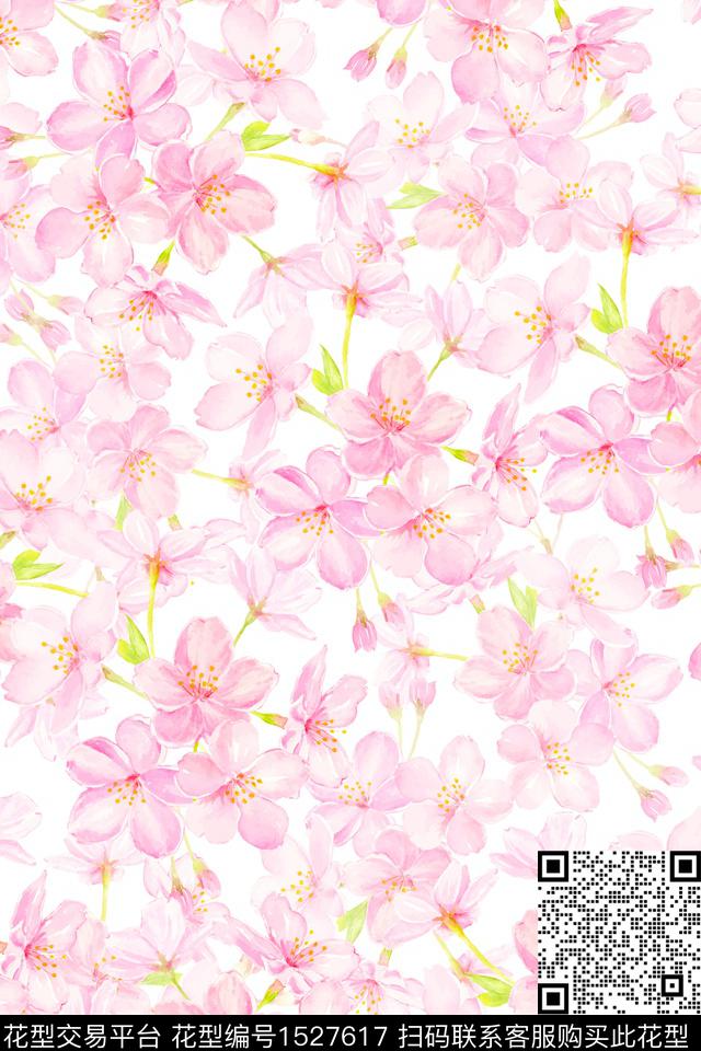 花卉女装小碎花数码印花华亿平台下载（图片编号: 1527617） - 瓦栏（Walan）