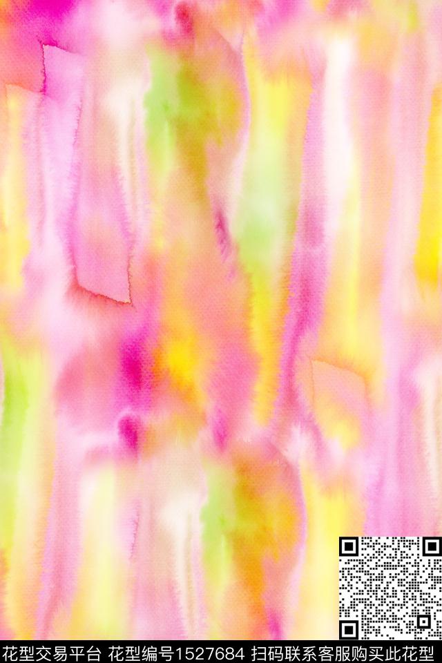 抽象肌理水彩数码印花华亿平台下载（图片编号: 1527684） - 瓦栏（Walan）