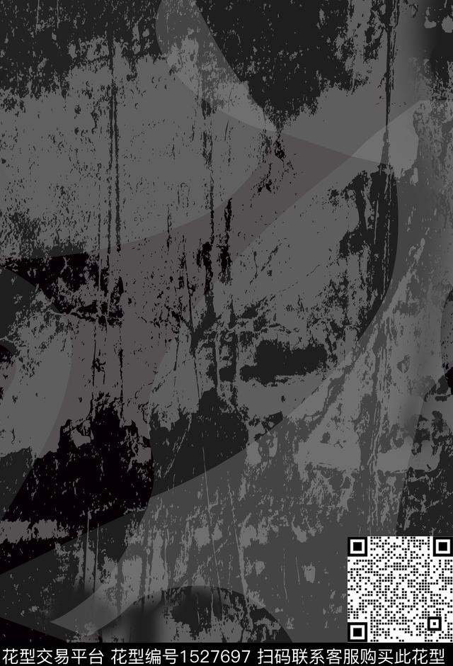 字母抽象肌理数码印花华亿平台下载（图片编号: 1527697） - 瓦栏（Walan）