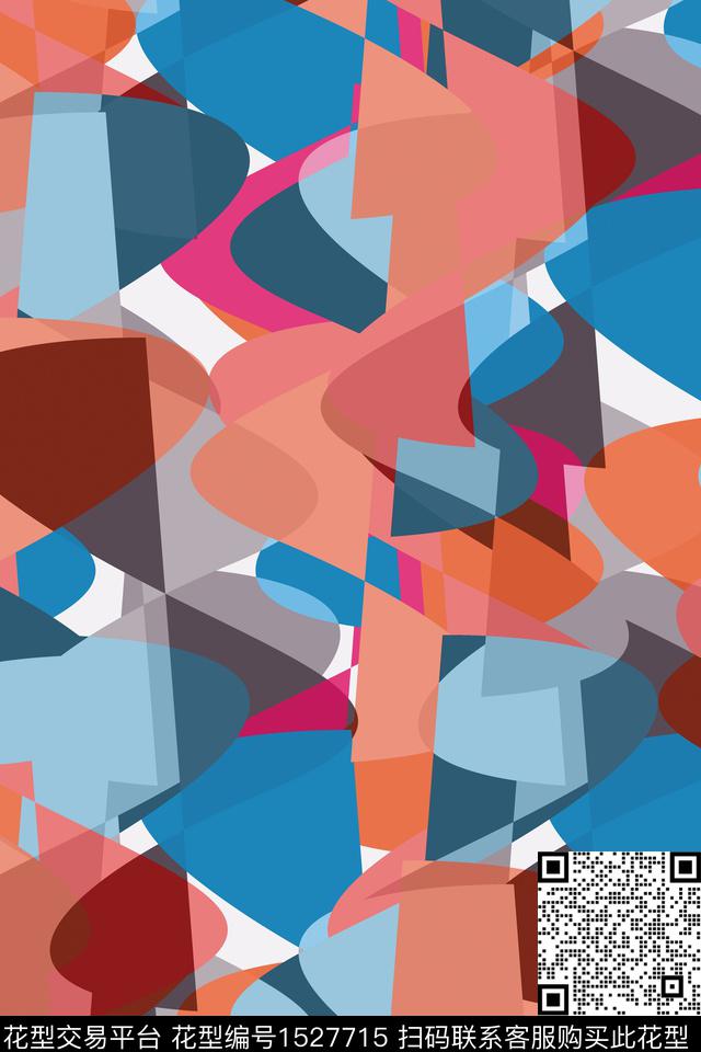 抽象男装休闲运动传统印花华亿平台下载（图片编号: 1527715） - 瓦栏（Walan）