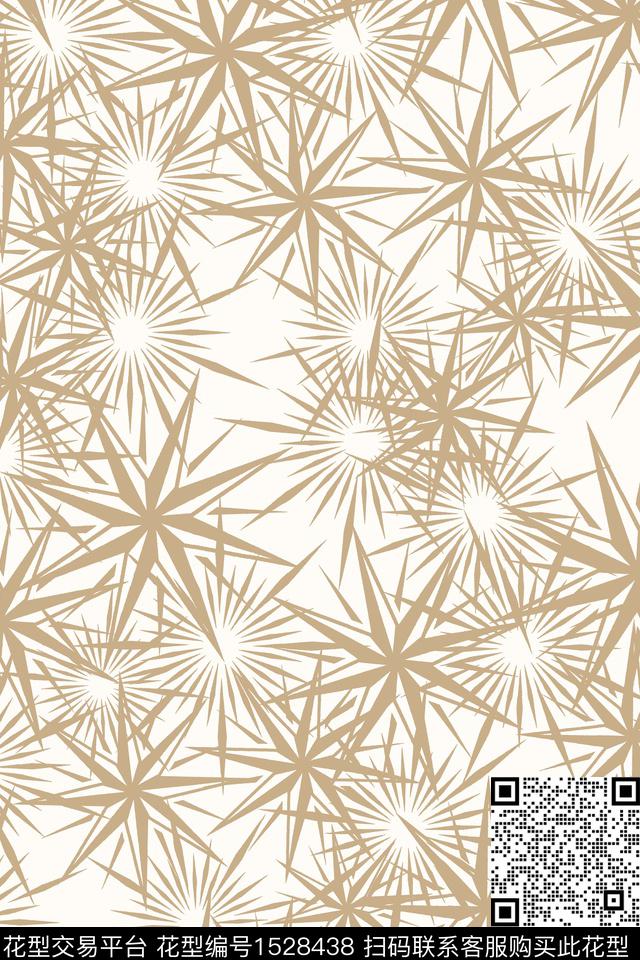 星星女装几何数码印花华亿平台下载（图片编号: 1528438） - 瓦栏（Walan）