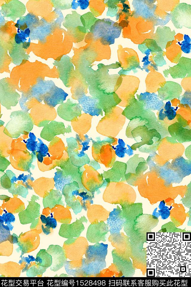 水彩春夏华亿平台女装数码印花华亿平台下载（图片编号: 1528498） - 瓦栏（Walan）