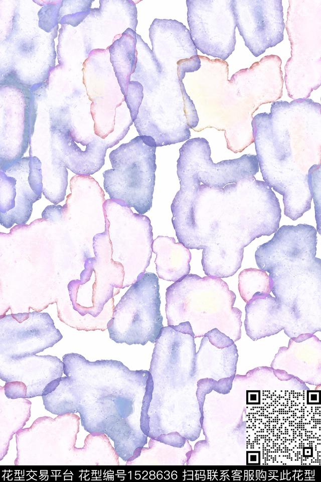 抽象渐变肌理数码印花华亿平台下载（图片编号: 1528636） - 瓦栏（Walan）