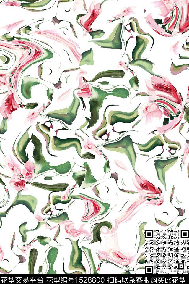 年轻女性趣味肌理数码印花华亿平台下载（图片编号: 1528800） - 瓦栏（Walan）