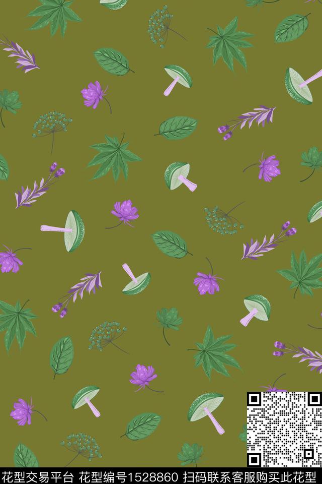 女装大牌风热带华亿平台数码印花华亿平台下载（图片编号: 1528860） - 瓦栏（Walan）