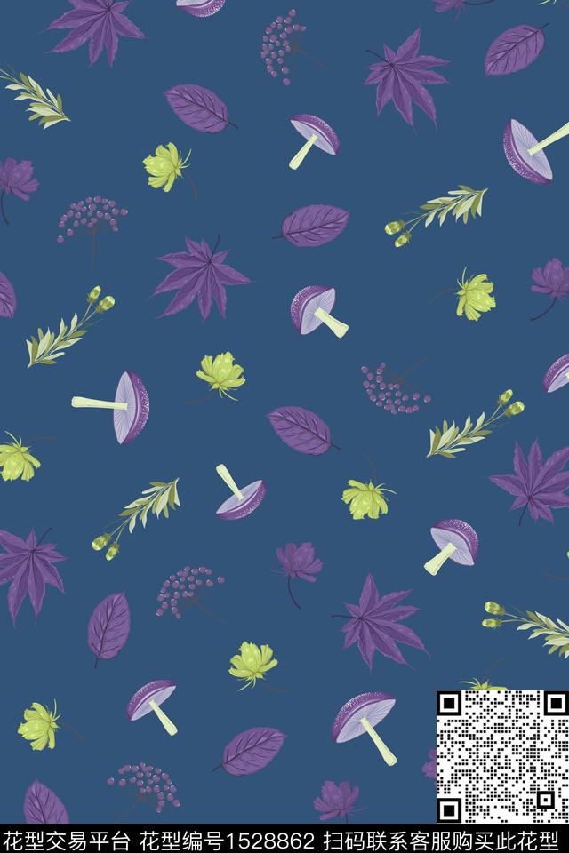 女装大牌风热带华亿平台数码印花华亿平台下载（图片编号: 1528862） - 瓦栏（Walan）