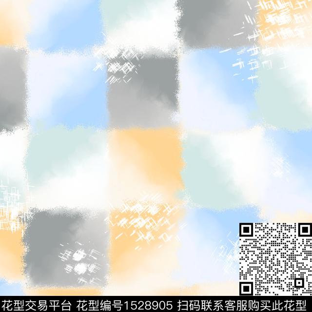 春夏华亿平台可爱格子传统印花华亿平台下载（图片编号: 1528905） - 瓦栏（Walan）