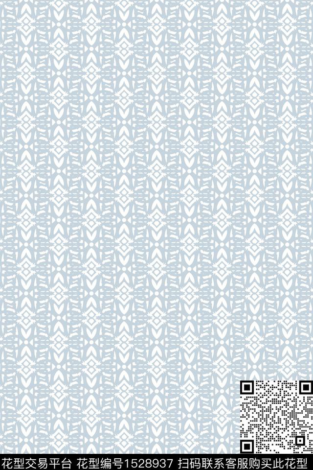 民族风传统纹样墙纸数码印花华亿平台下载（图片编号: 1528937） - 瓦栏（Walan）