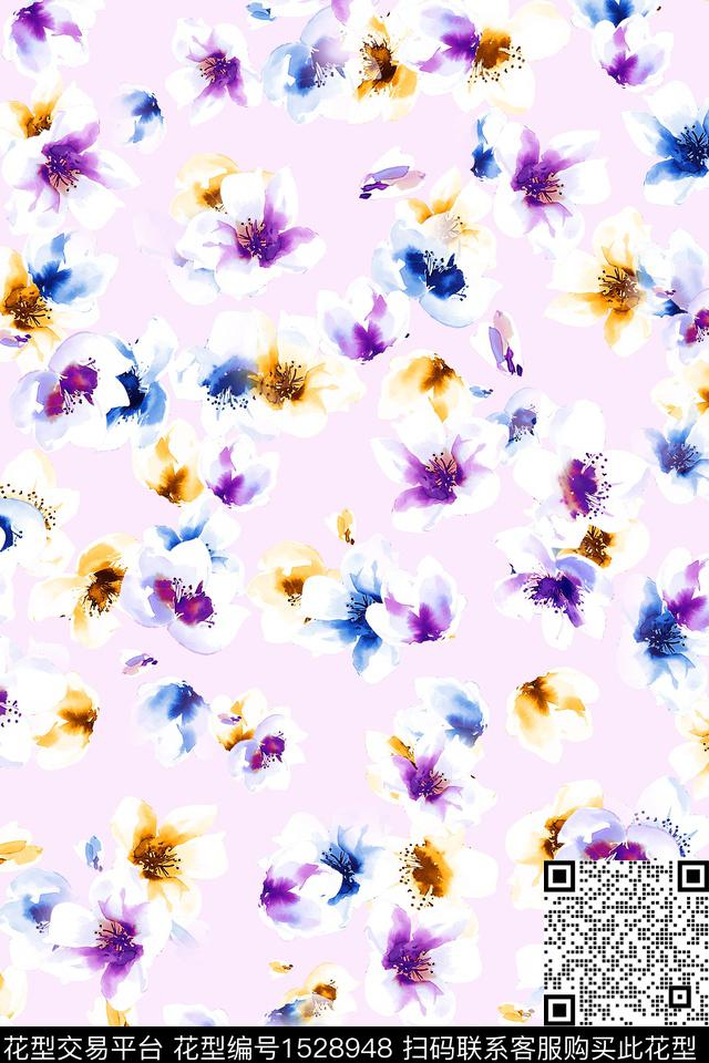 小清新年轻女性绿植树叶数码印花华亿平台下载（图片编号: 1528948） - 瓦栏（Walan）