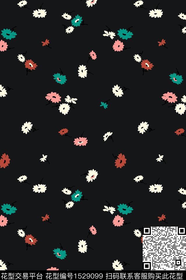 女装花卉小碎花传统印花华亿平台下载（图片编号: 1529099） - 瓦栏（Walan）