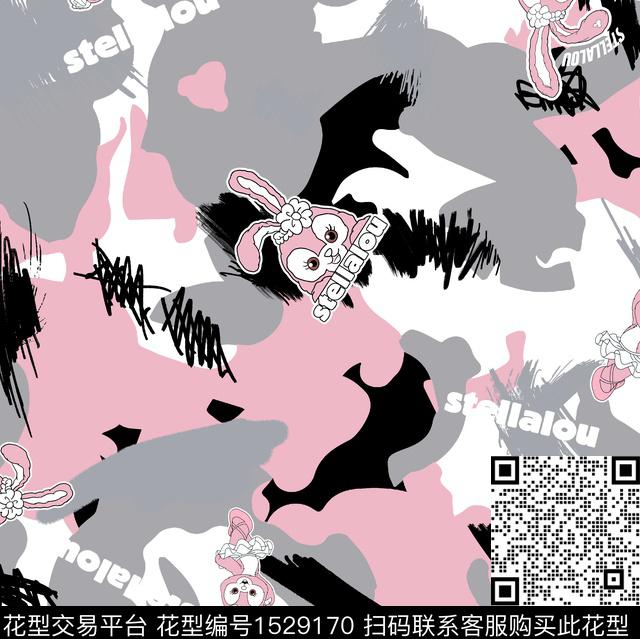 卡通动物可爱趣味传统印花华亿平台下载（图片编号: 1529170） - 瓦栏（Walan）