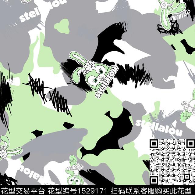 卡通动物可爱趣味传统印花华亿平台下载（图片编号: 1529171） - 瓦栏（Walan）