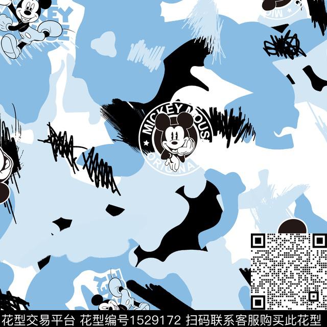 卡通动物可爱趣味传统印花华亿平台下载（图片编号: 1529172） - 瓦栏（Walan）