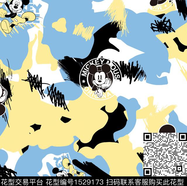 卡通动物可爱趣味传统印花华亿平台下载（图片编号: 1529173） - 瓦栏（Walan）